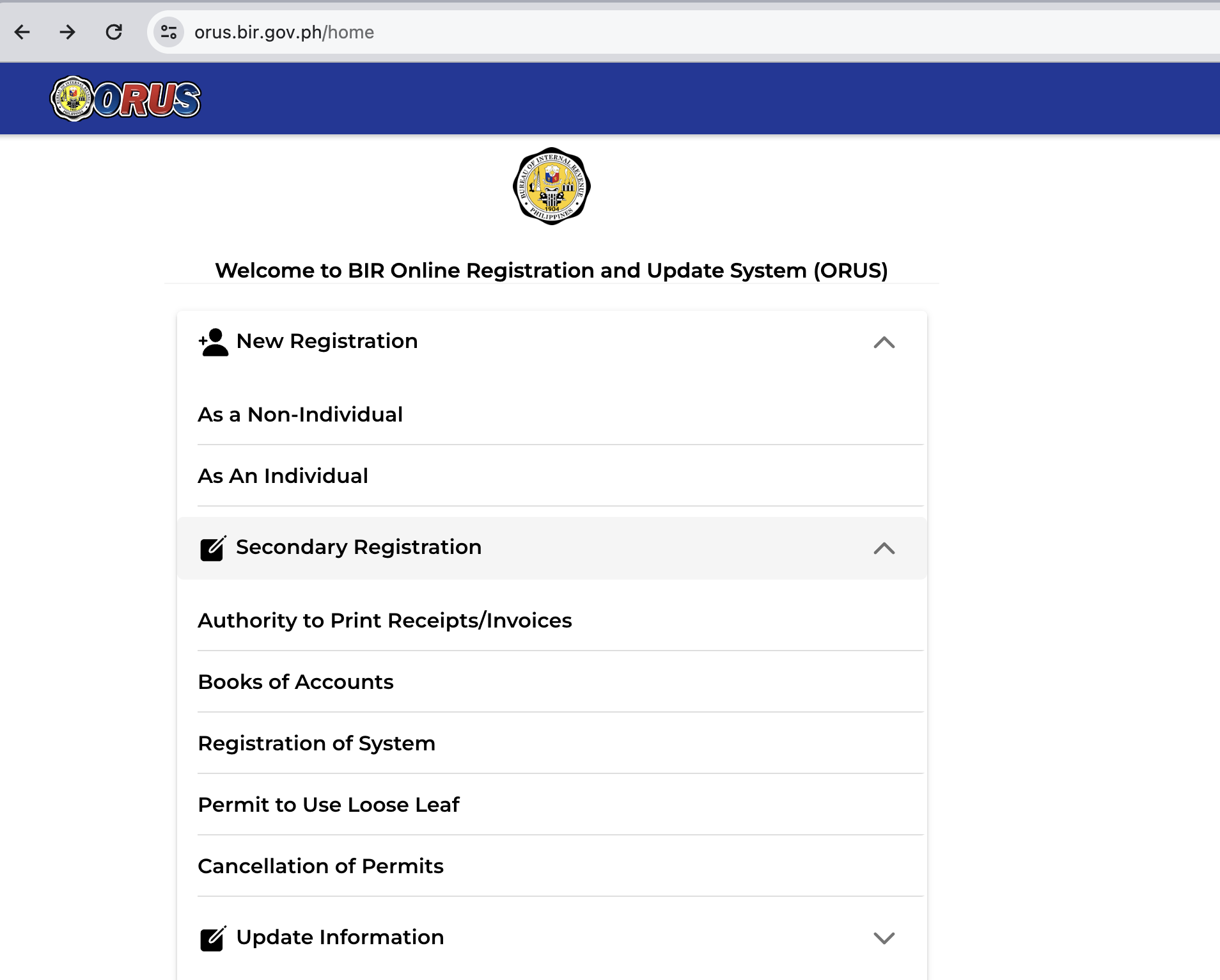 A Closer Look at ORUS BIR Gov PH | Tax Compliance in PH