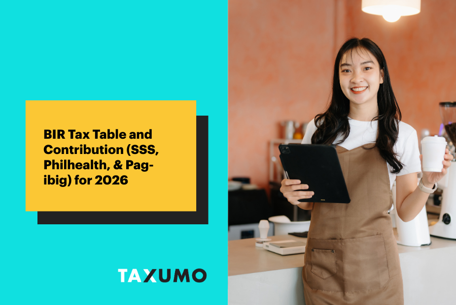 BIR Tax Table and Contribution (SSS, Philhealth, & Pag-ibig) for 2026